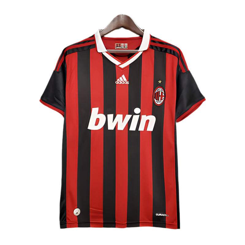 Maillot Rétro AC Milan 09/10 - Rouge et Noir