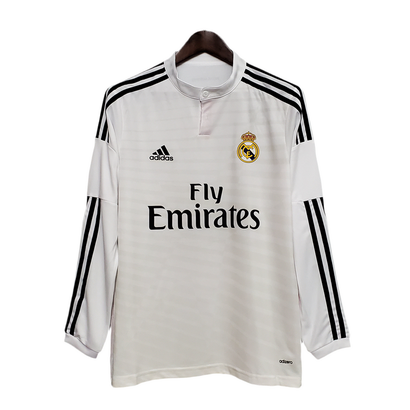 Maillot à manches longues Real Madrid 14/15 - Blanc