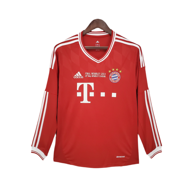 Maillot à manches longues Bayern Munich Ligue des Champions 2013/14 - Rouge