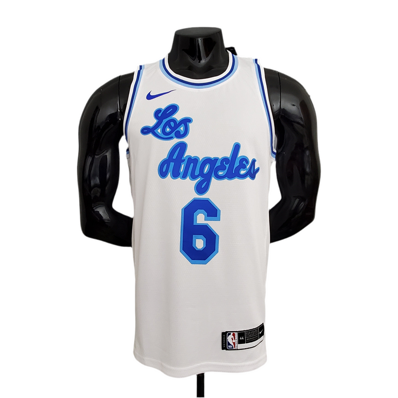 Regata NBA Los Angeles Lakers Latin Night Masculina - Branco