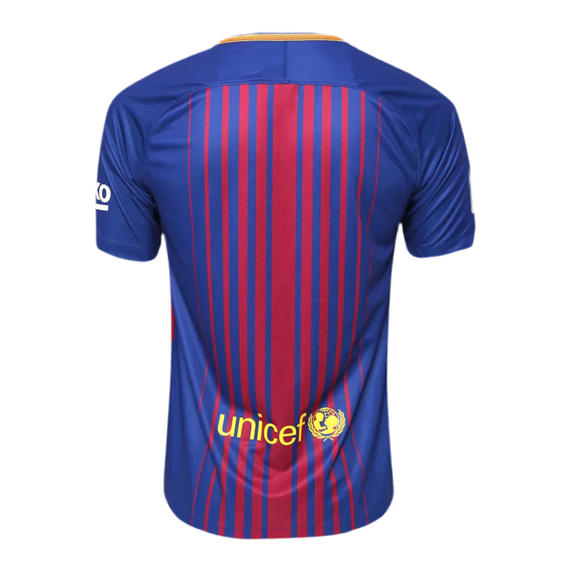 Camisola Barcelona Retrô I 17/18 - Azul e Grená