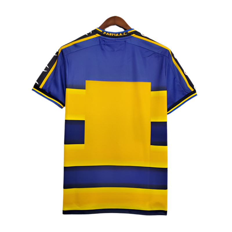 Parma Retro 2001/2002 Blue and Yellow Shirt - Champion