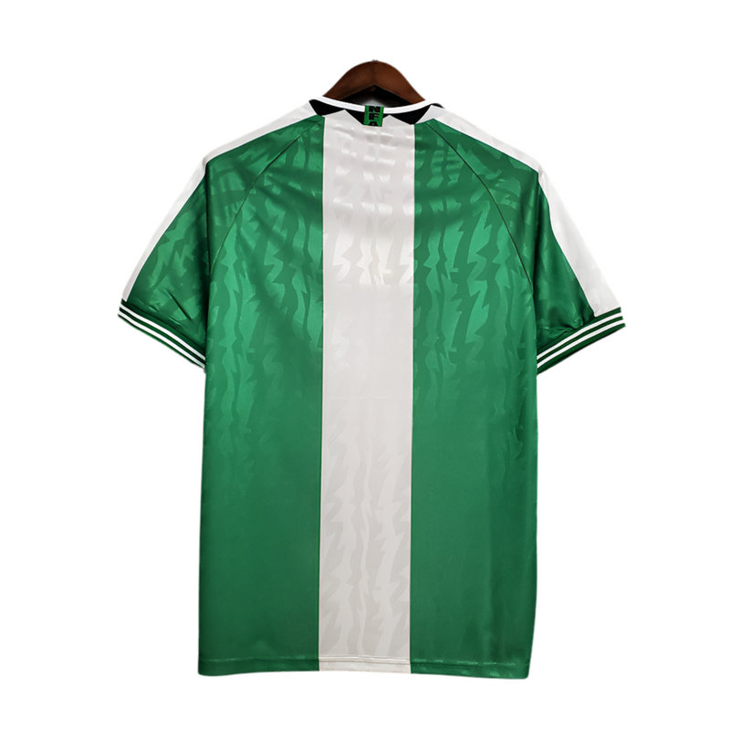 Nigeria Retro 1996 Jersey Green and White -