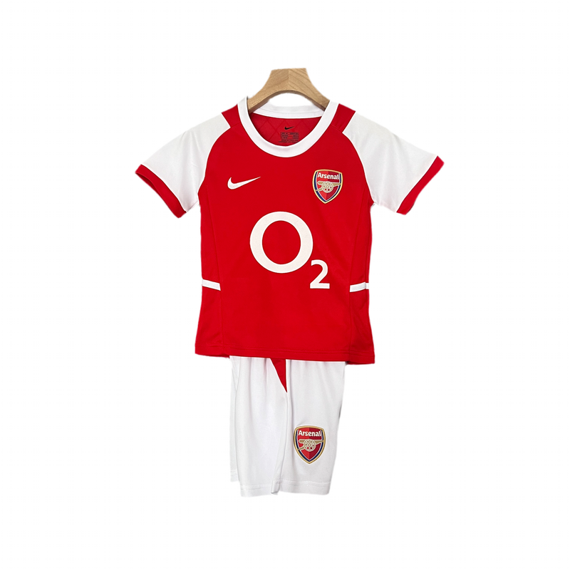 Kit Enfant Rétro Arsenal I 02/04 - Rouge et Blanc