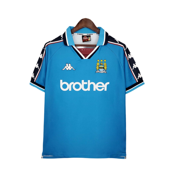 Manchester City Retro 1997/1998 Shirt - Blue