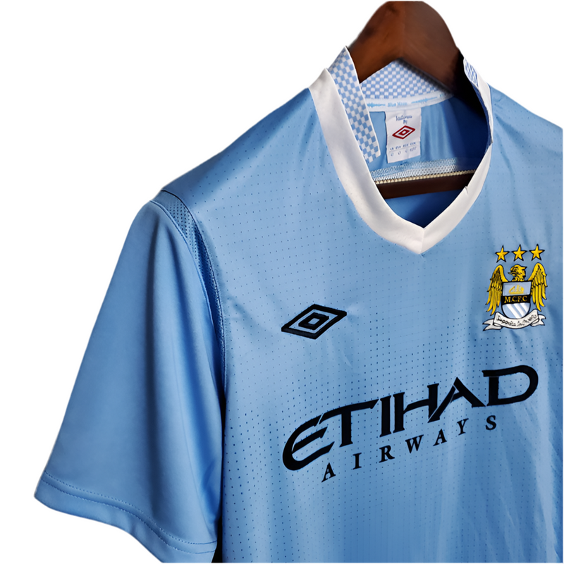 Camisola Manchester City Retrô 2011/2012 - Azul