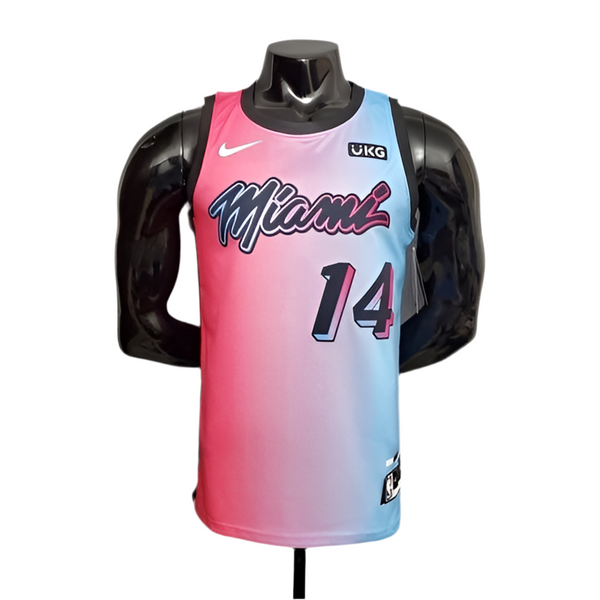 Débardeur NBA Miami Heat pour Homme - Rose et Bleu