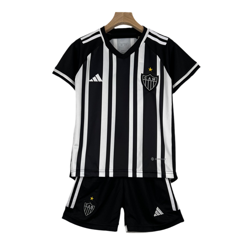 Atlético Mineiro Kids Kit I 23/24 - Black and White