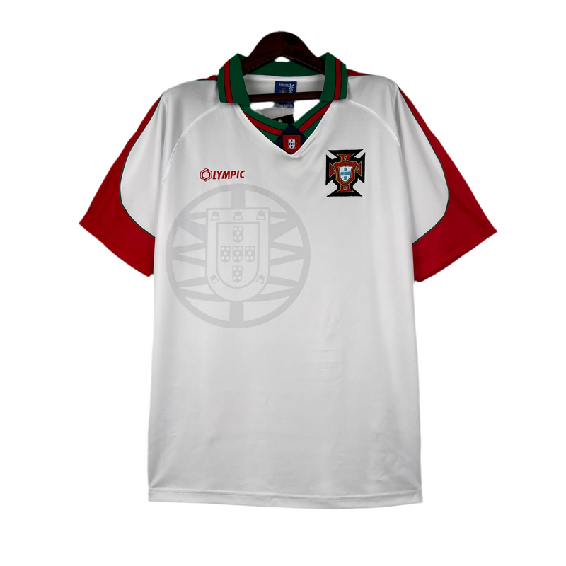 Camisola Portugal I Retrô 1996/1997 - Branco