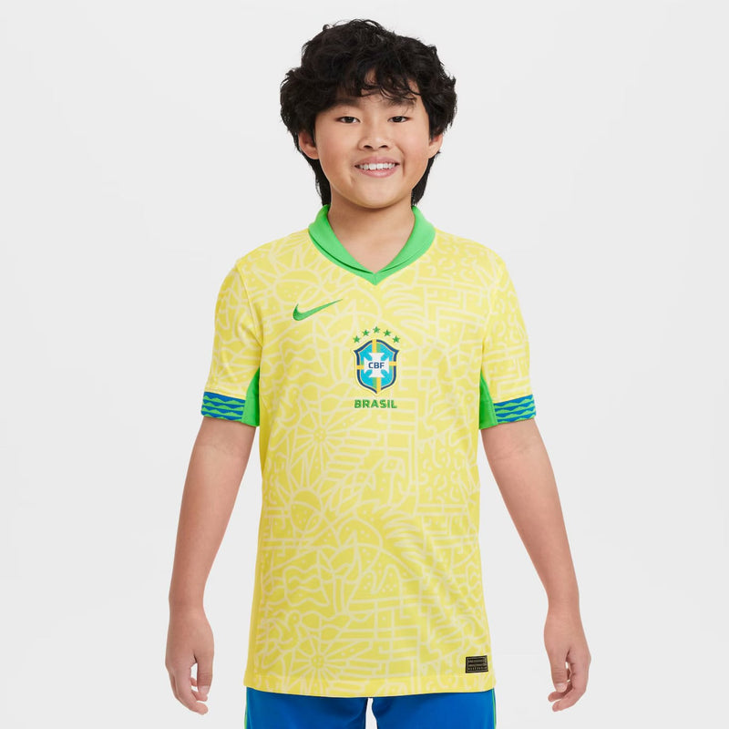 Kit Enfant Brésil 24/25 - Jaune et Bleu