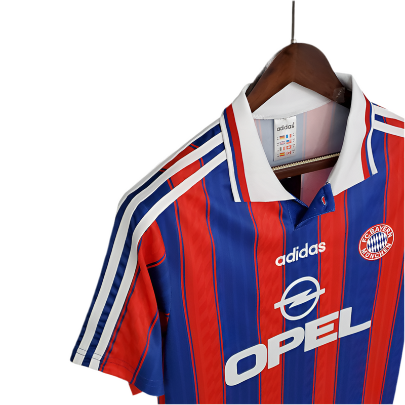 Bayern Munich Retro 1995/1997 Shirt - Blue and Red