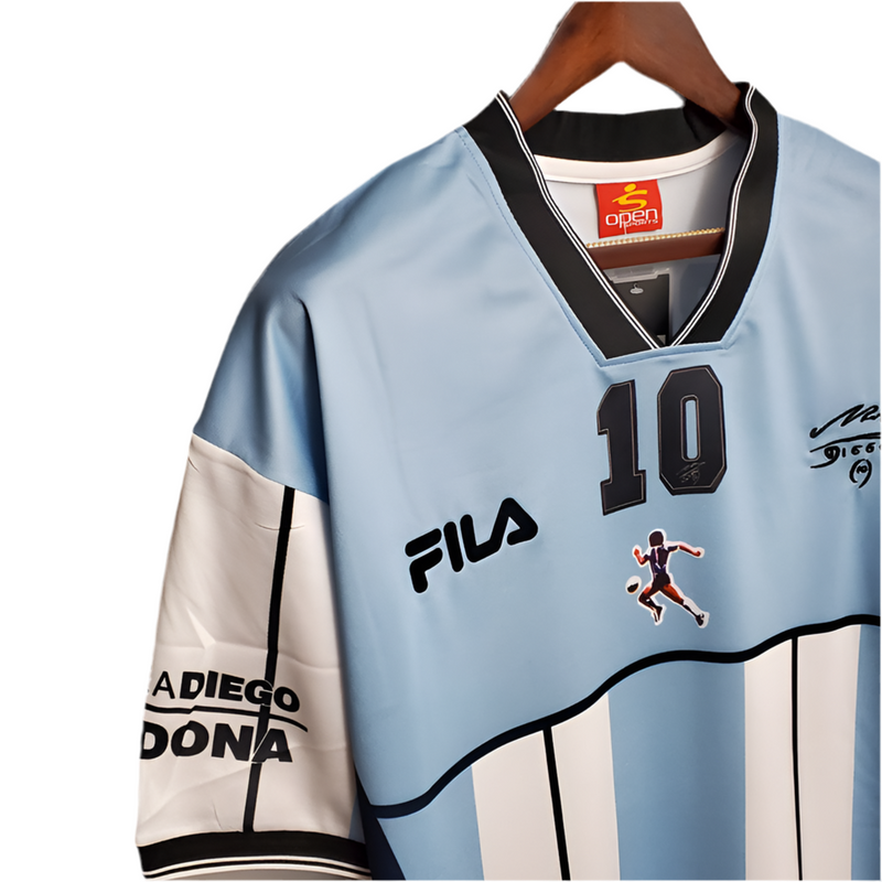 Argentina National Team Retro 2001 Blue and White Jersey - Fila