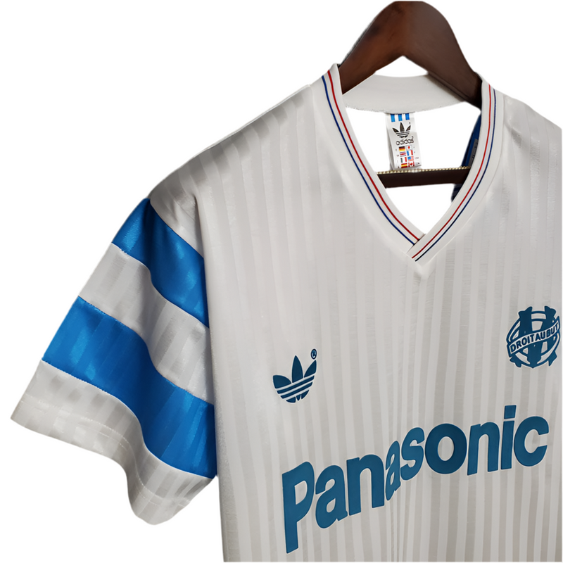 Pull Blanc Marseille Rétro 1990 -