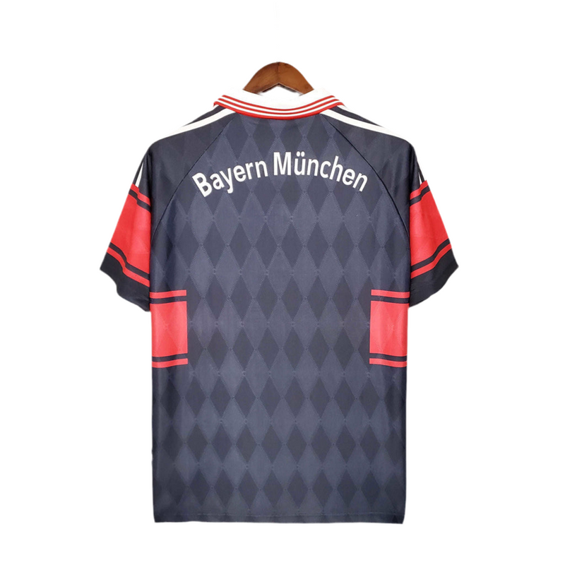 Bayern Retro 1997/1999 Jersey - Black and Red