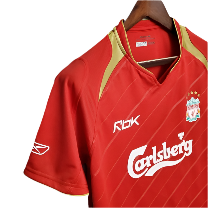 Camisola Liverpool Retrô 05/06 - Reebok - Vermelha