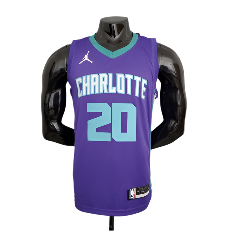 Débardeur NBA Charlotte Hornets pour Homme - Violet