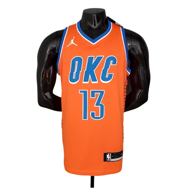 Regata NBA Oklahoma City Thunder Masculina - Laranja