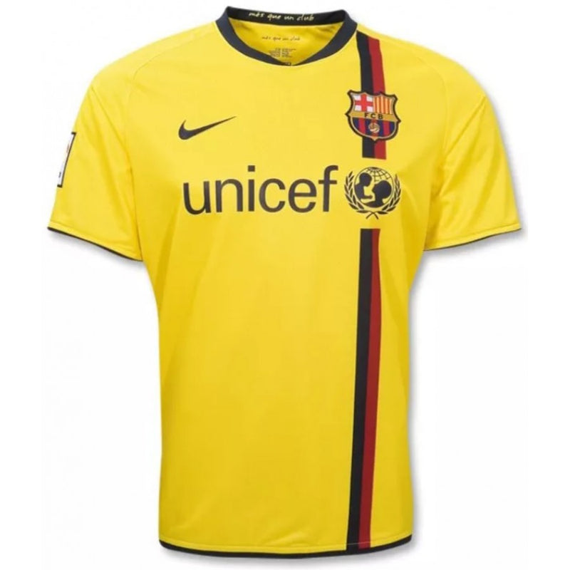 Maillot rétro Barcelone 2008/2009 - Jaune