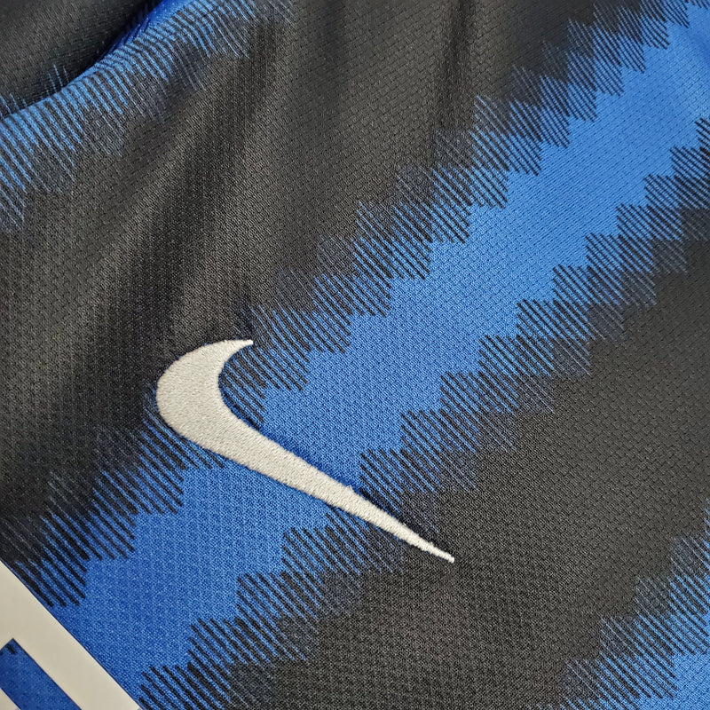 Camisola Manga Longa Inter de Milão I 10/11 - Azul e Preto