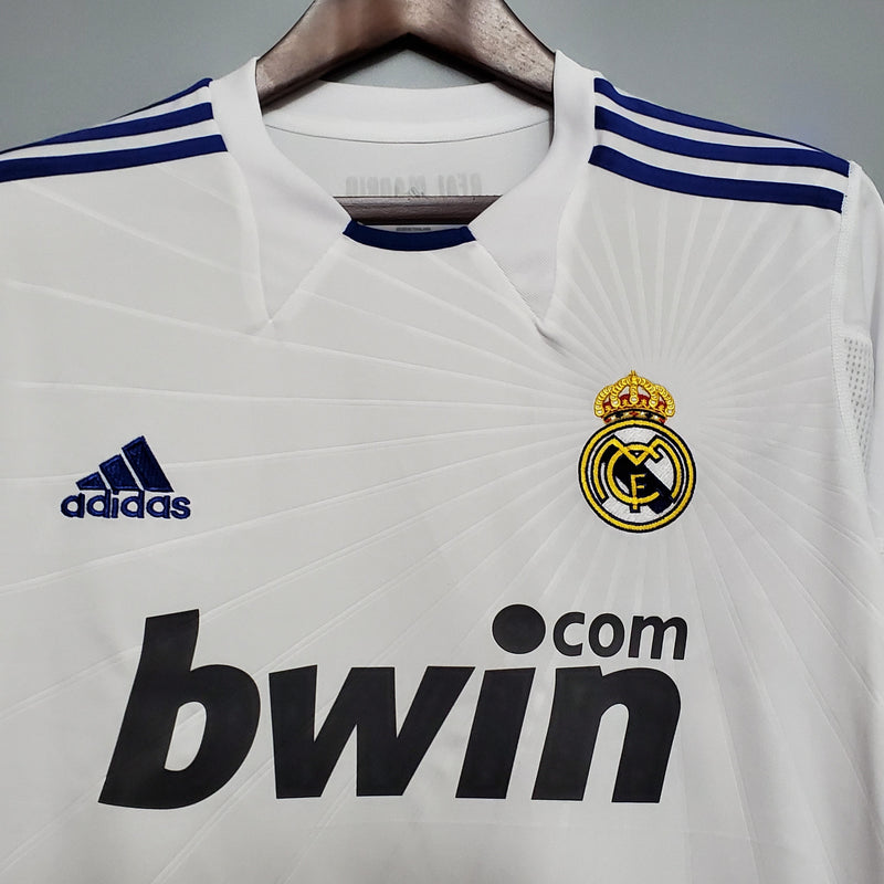 Real Madrid 10/11 Long Sleeve Jersey - White