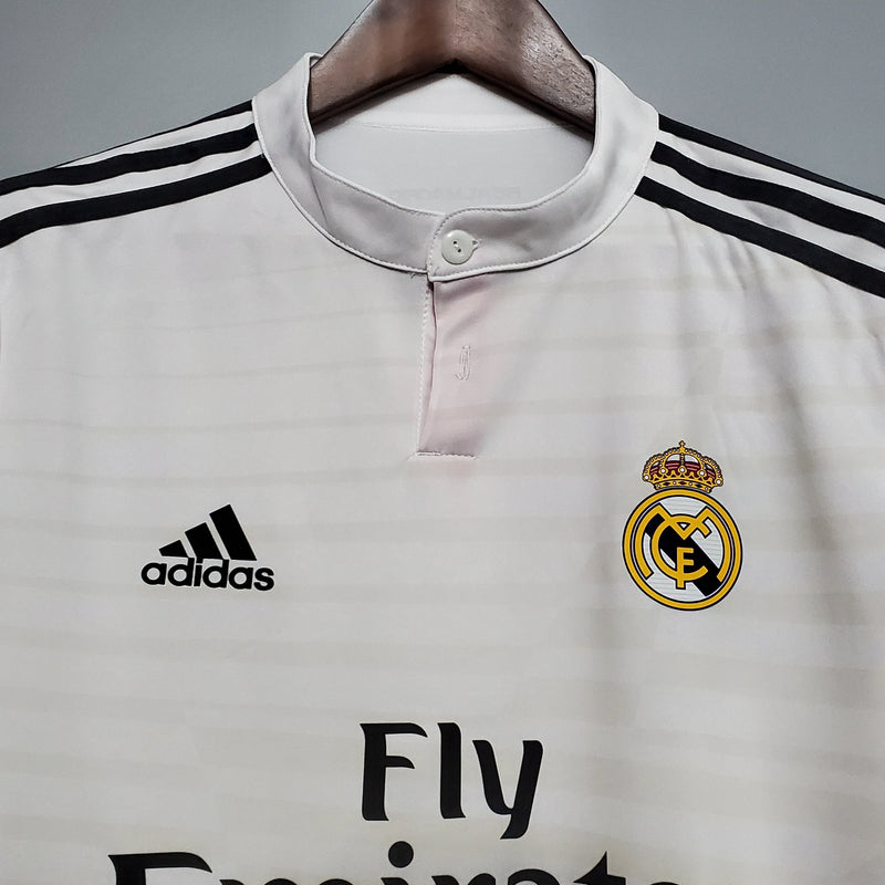 Maillot à manches longues Real Madrid 14/15 - Blanc