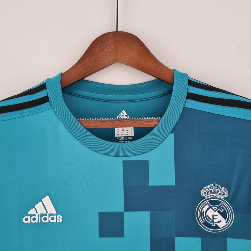 Real Madrid 17/18 Long Sleeve Jersey - Blue