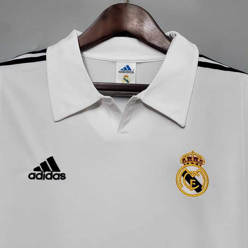 Maillot manches longues Real Madrid 2002 - Blanc