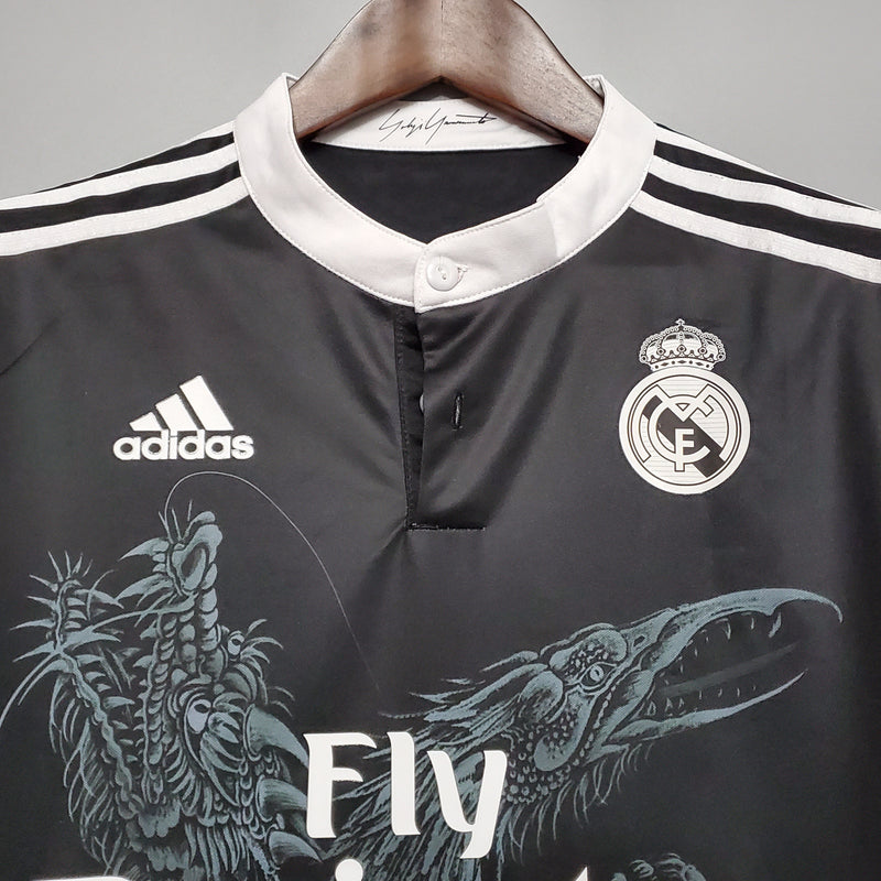 Real Madrid Third 14/15 Long Sleeve Jersey - Black