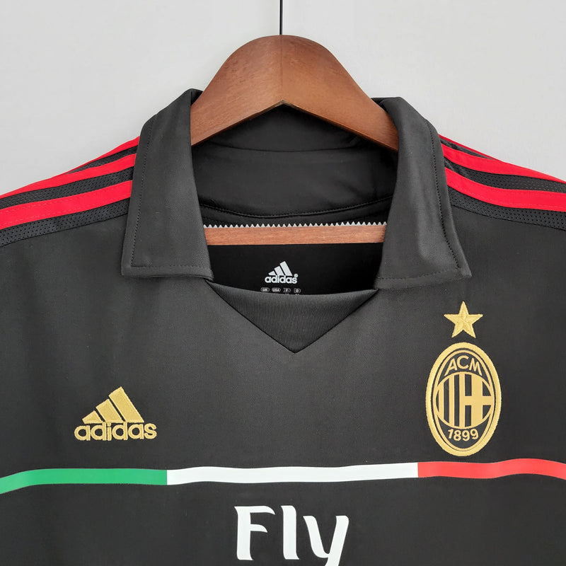 AC Milan Retro Third Jersey 11/12 - Black