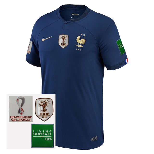 Maillot Equipe Nationale France I 2022 [Patch Champion du Monde] - Bleu