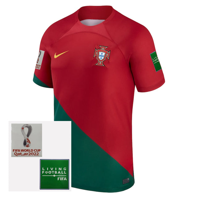 Maillot de l'équipe nationale du Portugal domicile 2022 [avec patch] - Rouge