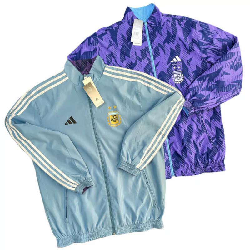 Argentina 22/23 Windbreaker - Blue and Purple - Reversible