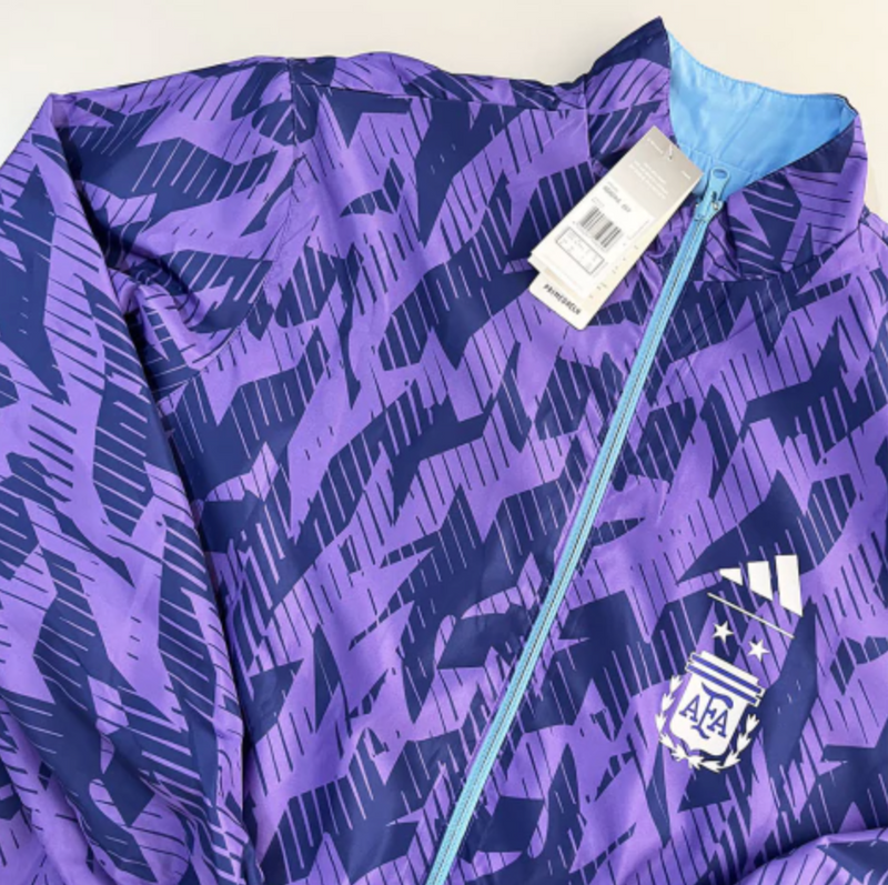 Argentina 22/23 Windbreaker - Blue and Purple - Reversible