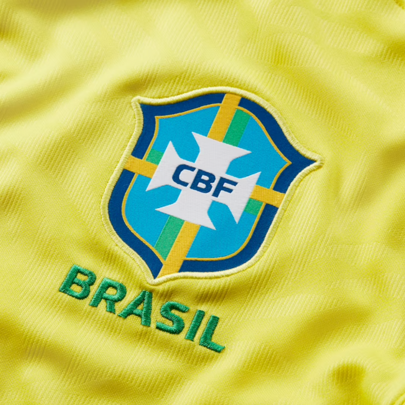 Maillot de l'équipe nationale du Brésil I 2023 - Jaune