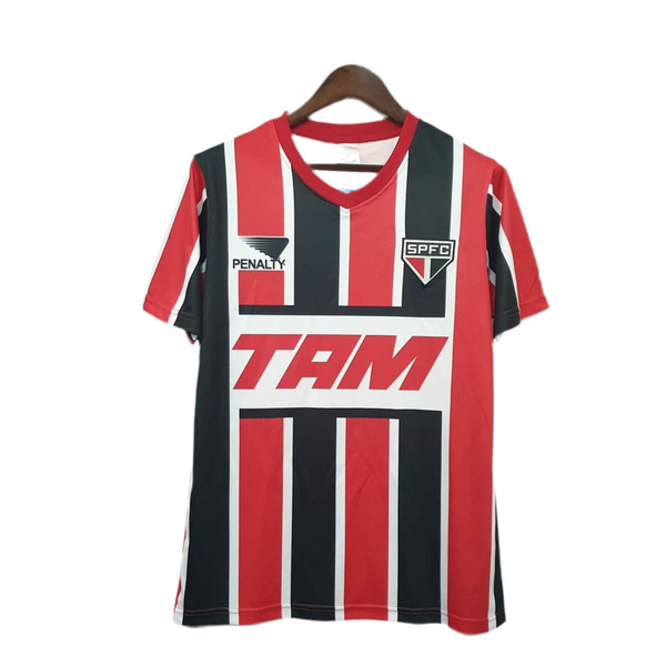 São Paulo Retro 1993 Red and Black Jersey - Penalty