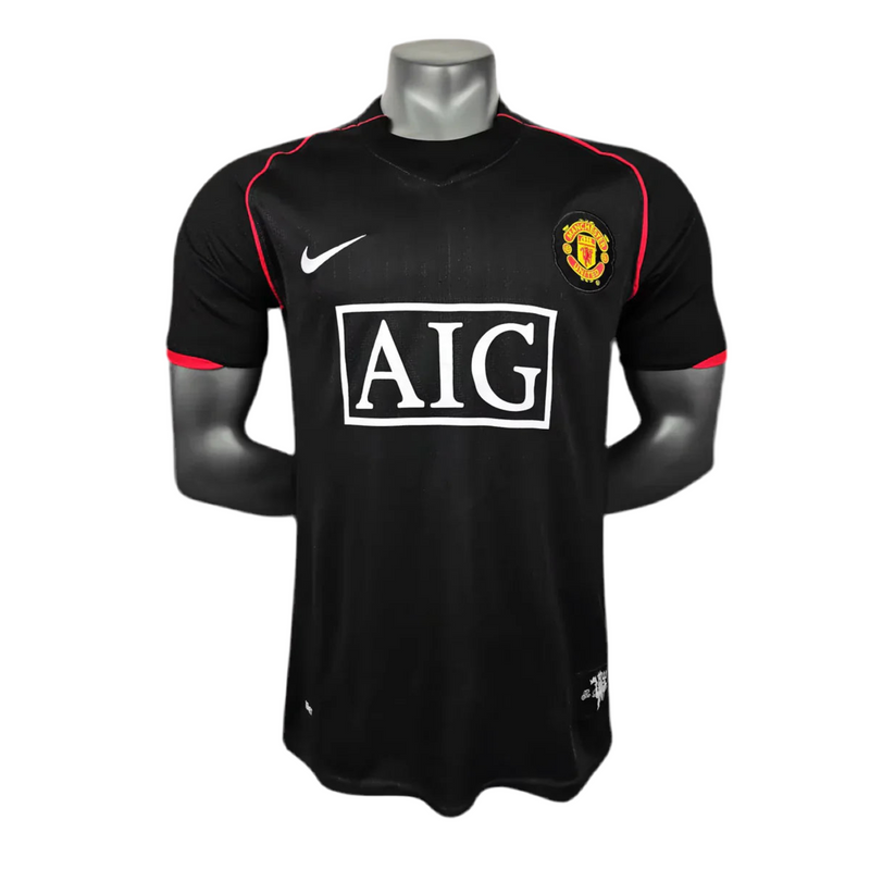 Manchester United Retro 07/08 Shirt - Black