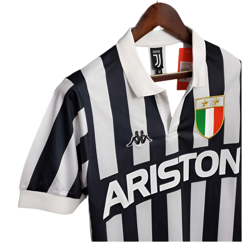 Juventus Retro 1984/1985 Jersey - Black and White