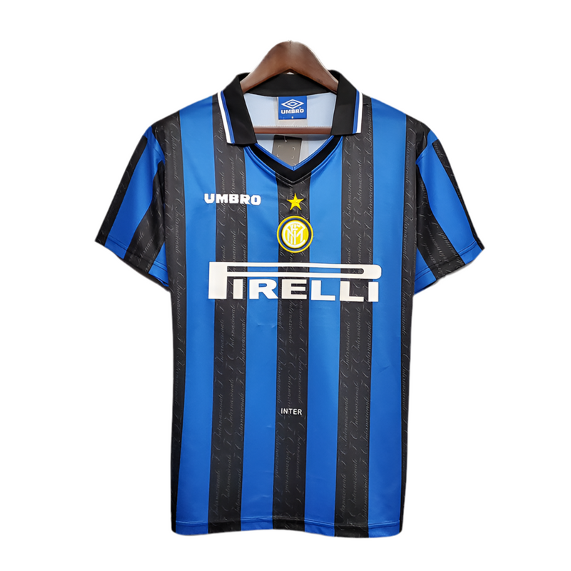 Inter Milan Retro 1997/1998 Shirt - Blue and Black