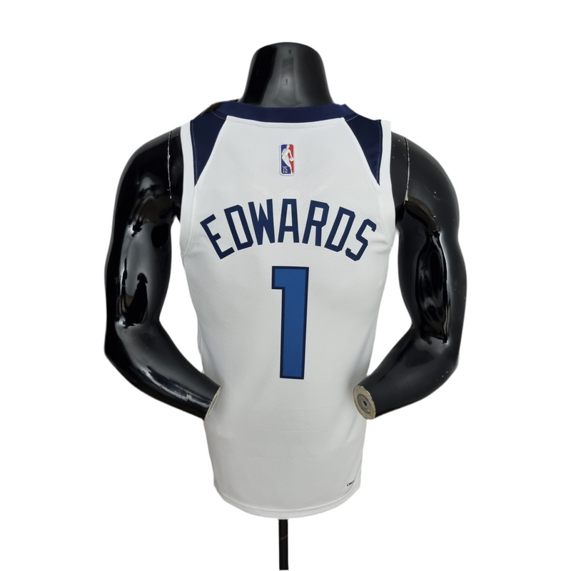 Regata NBA Minnesota Timberwolves 75th Anniversary Masculina - Branca e Azul