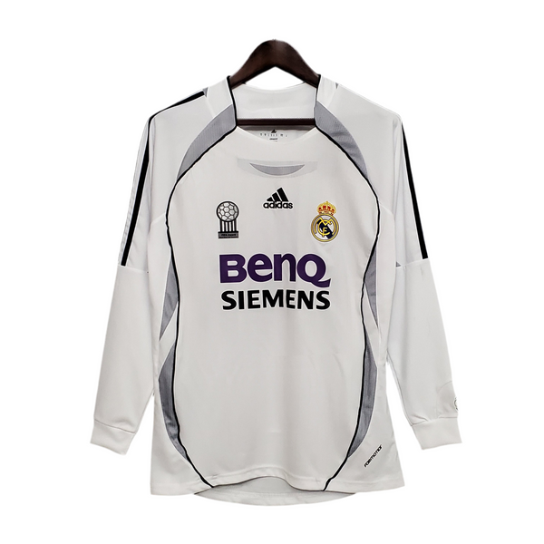 Maillot à manches longues Real Madrid 06/07 - Blanc