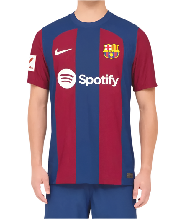 Barcelona Home Shirt With La Liga Patch 23/24 - Blue and Red