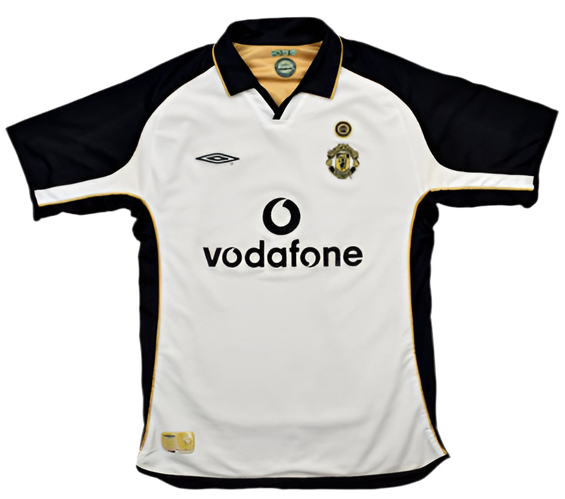 Maillot rétro Manchester United 2001/2002 - Blanc