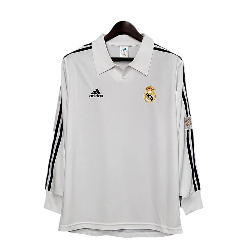 Maillot manches longues Real Madrid 2002 - Blanc