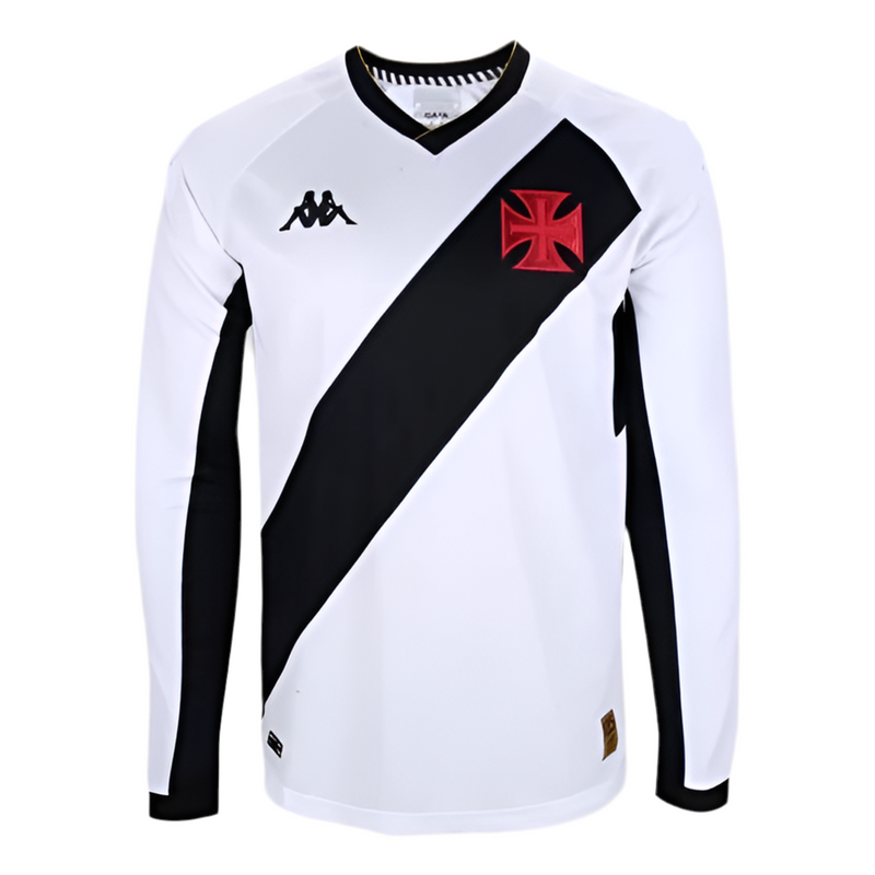 Vasco 23/24 Long Sleeve T-Shirt - White and Black