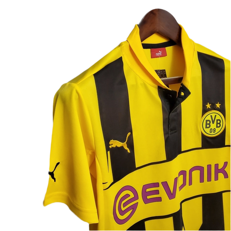 Maillot rétro Borussia Dortmund 12/13 jaune et noir