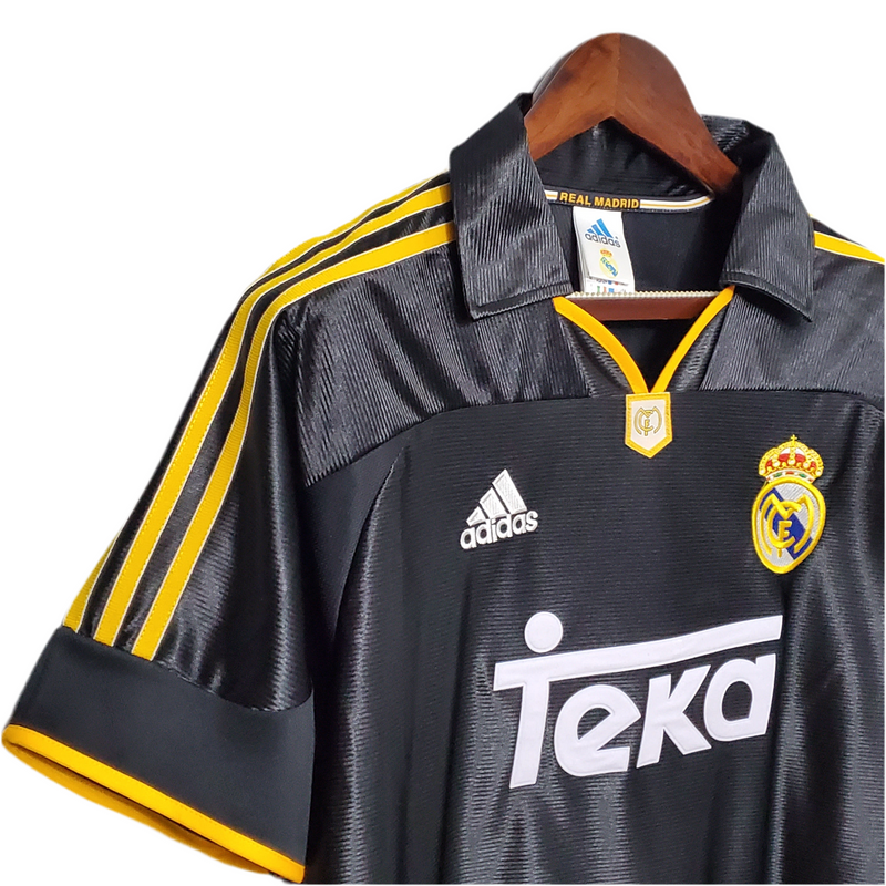 Maillot rétro Real Madrid II 98/99 - Noir