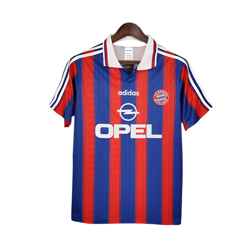 Bayern Munich Retro 1995/1997 Shirt - Blue and Red