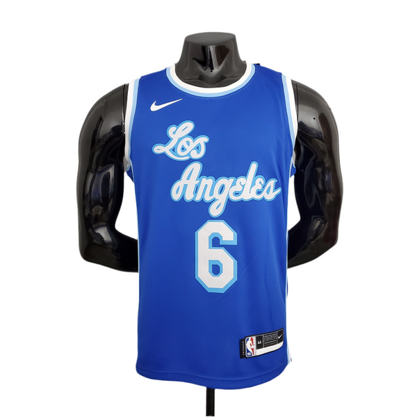 Regata NBA Los Angeles Lakers Latin Night Masculina - Azul