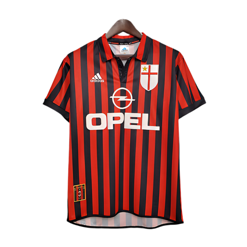 Maillot rétro AC Milan 1999/2000 - Rouge et Noir