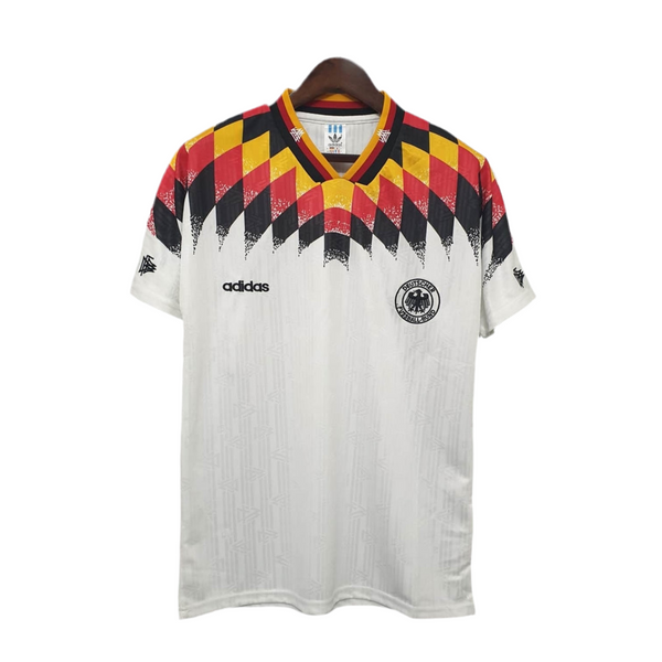 Germany Retro 1994 White National Team Jersey -